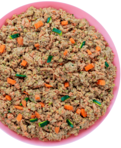 Recette au porc coupée